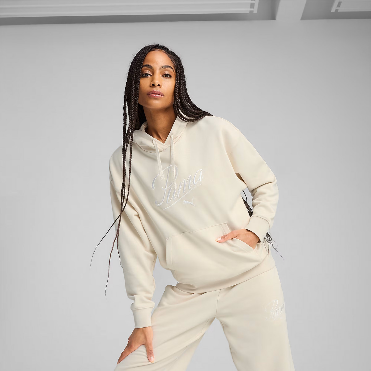 Толстовка SCRIPT Comfort Hoodie 68498387 Puma L Бежевий 68498387