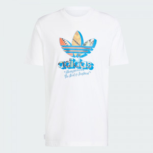 Футболка Q12 TS GREETING JD0708 Adidas 2XL Білий JD0708