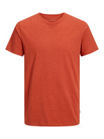 Футболка Jack & Jones JJEORGANIC MELANGE TEE SS O-NECK NOOS 12222887-Cinnabar
