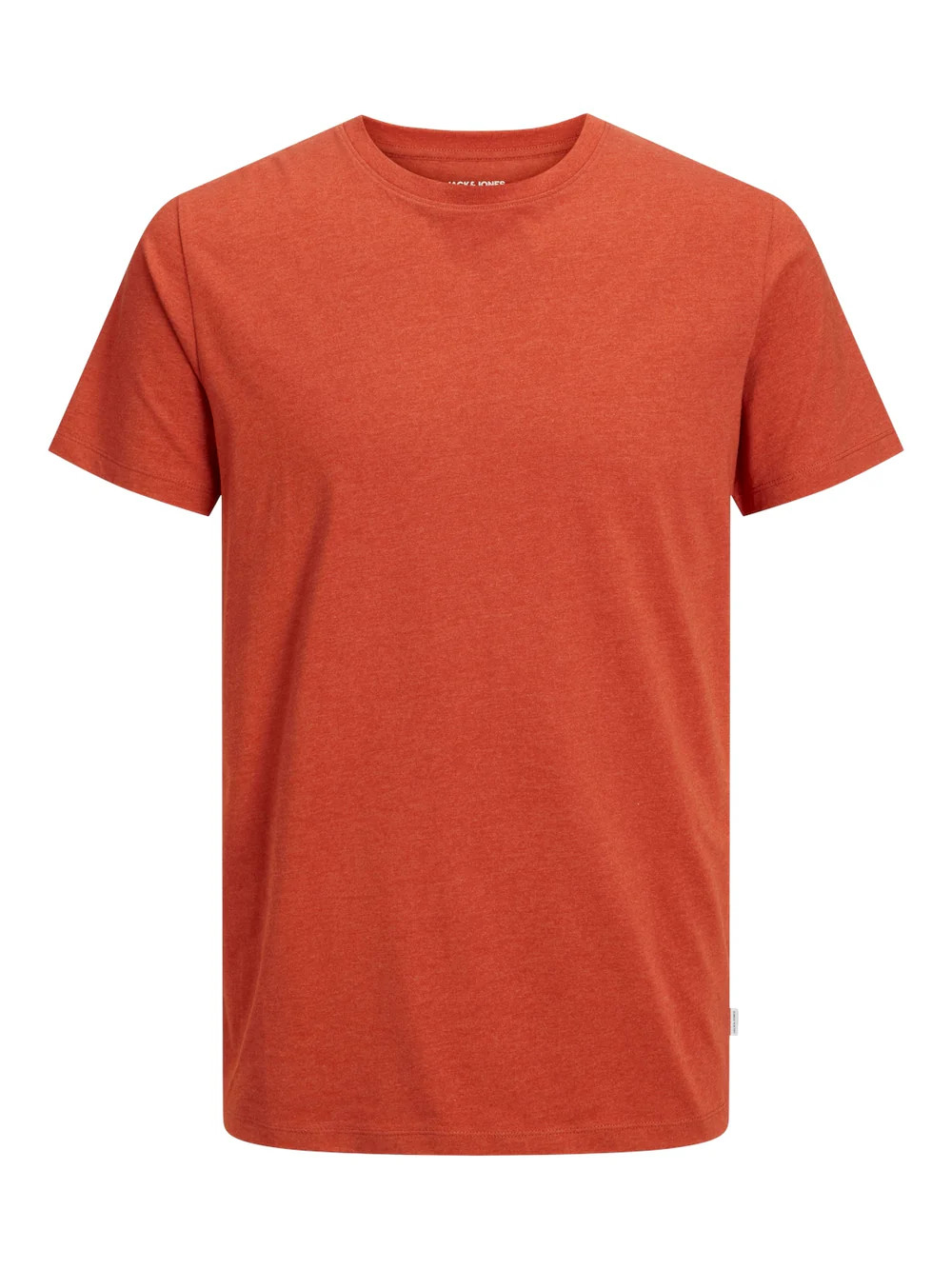 Футболка Jack & Jones JJEORGANIC MELANGE TEE SS O-NECK NOOS 12222887-Cinnabar