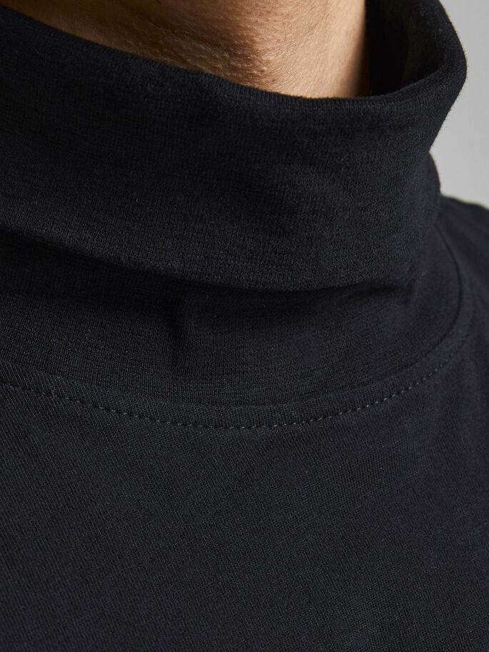 Светр JJERILEY TEE LS ROLL NECK SN 12190713-Black Jack&Jones M Чорний 12190713-Black
