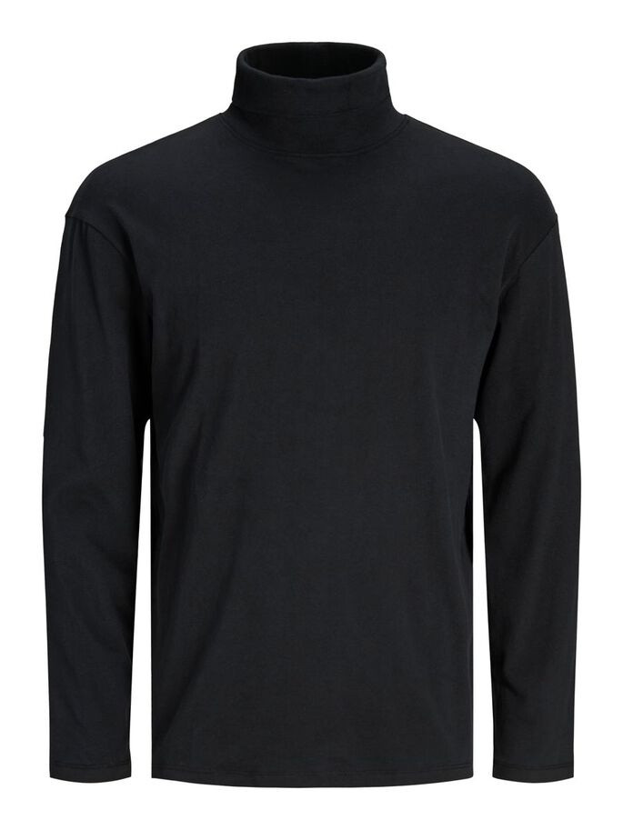 Светр JJERILEY TEE LS ROLL NECK SN 12190713-Black Jack&Jones M Чорний 12190713-Black