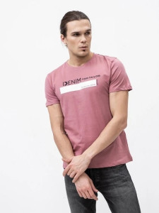 Футболка printed t-shirt 1030693XX1228854 Tom Tailor L Розовий 1030693XX1228854