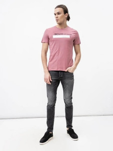 Футболка printed t-shirt 1030693XX1228854 Tom Tailor L Розовий 1030693XX1228854