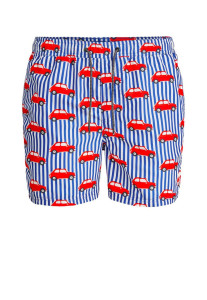 Шорти для плавання JJIBALI JJSWIMSHORTS AKM ITALIA 12186944 Flame Scarlet Jack&Jones L Блакитний 12186944FLAMESCARLET