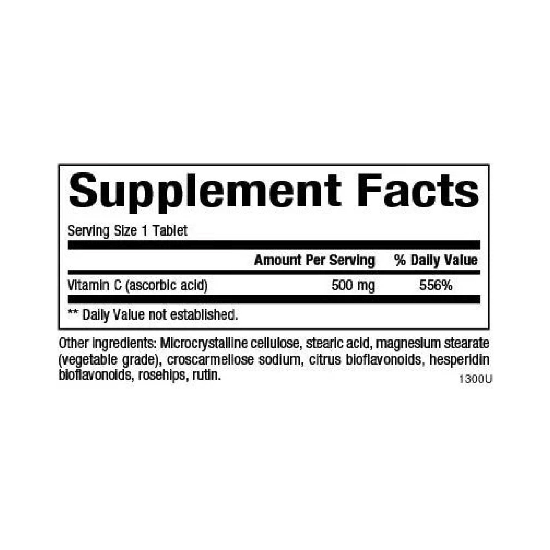 Таблетки Natural Factors Vitamin C 500mg - 90 tabs 2023-10-3810