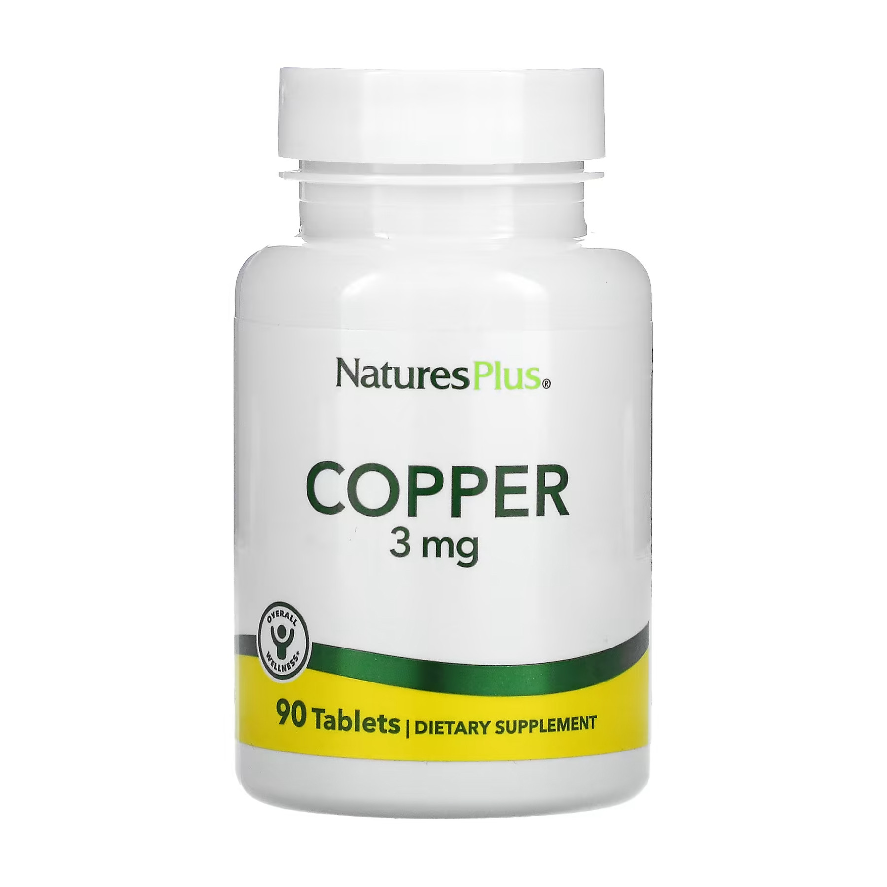Таблетки Nature's Plus Copper 3 mg - 90 tabs 2023-10-2362
