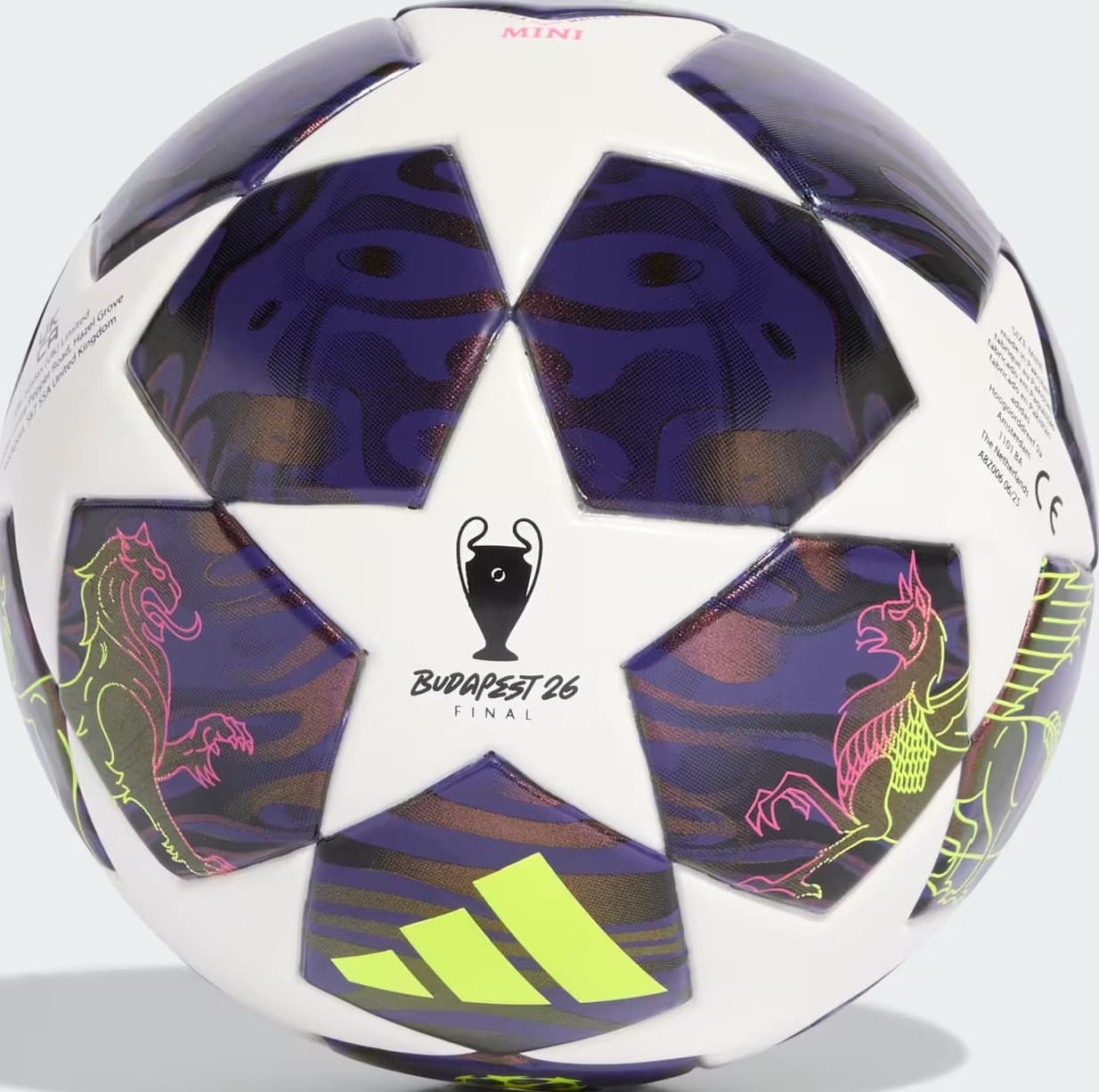 М'яч UCL MINI F JX9099 Adidas 1 Фіолетовий JX9099