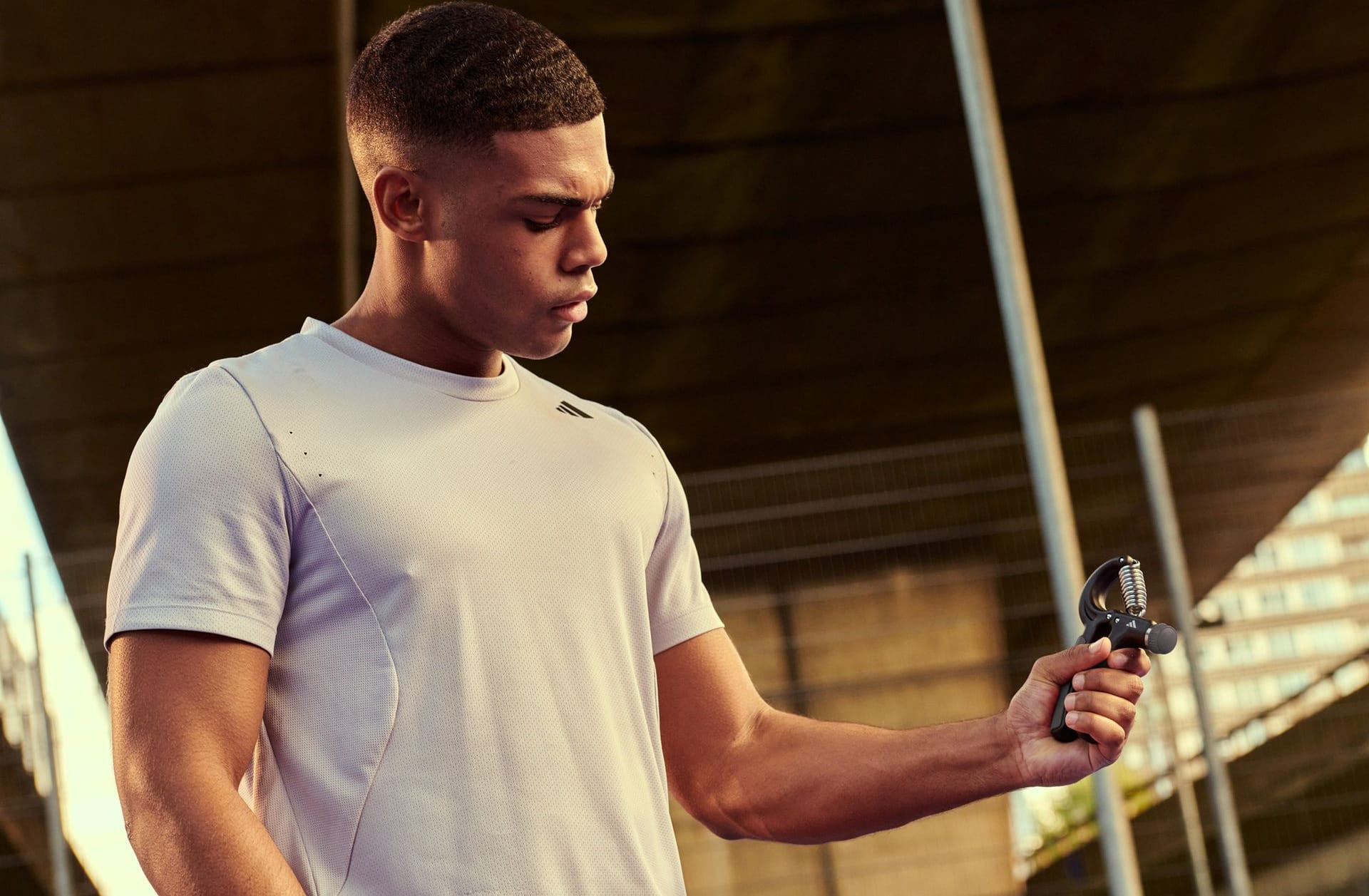 Еспандер для долоні Adidas Adjustable Grip Trainer чорний Уні One Size ADAC-11400GR