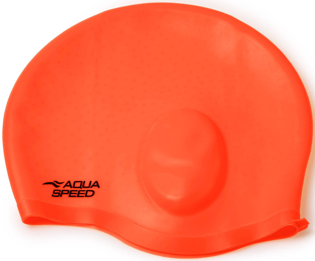 Шапочка для плавання Aqua Speed EAR CAP Comfort 9896 помаранчевий Уні OSFM 289-75