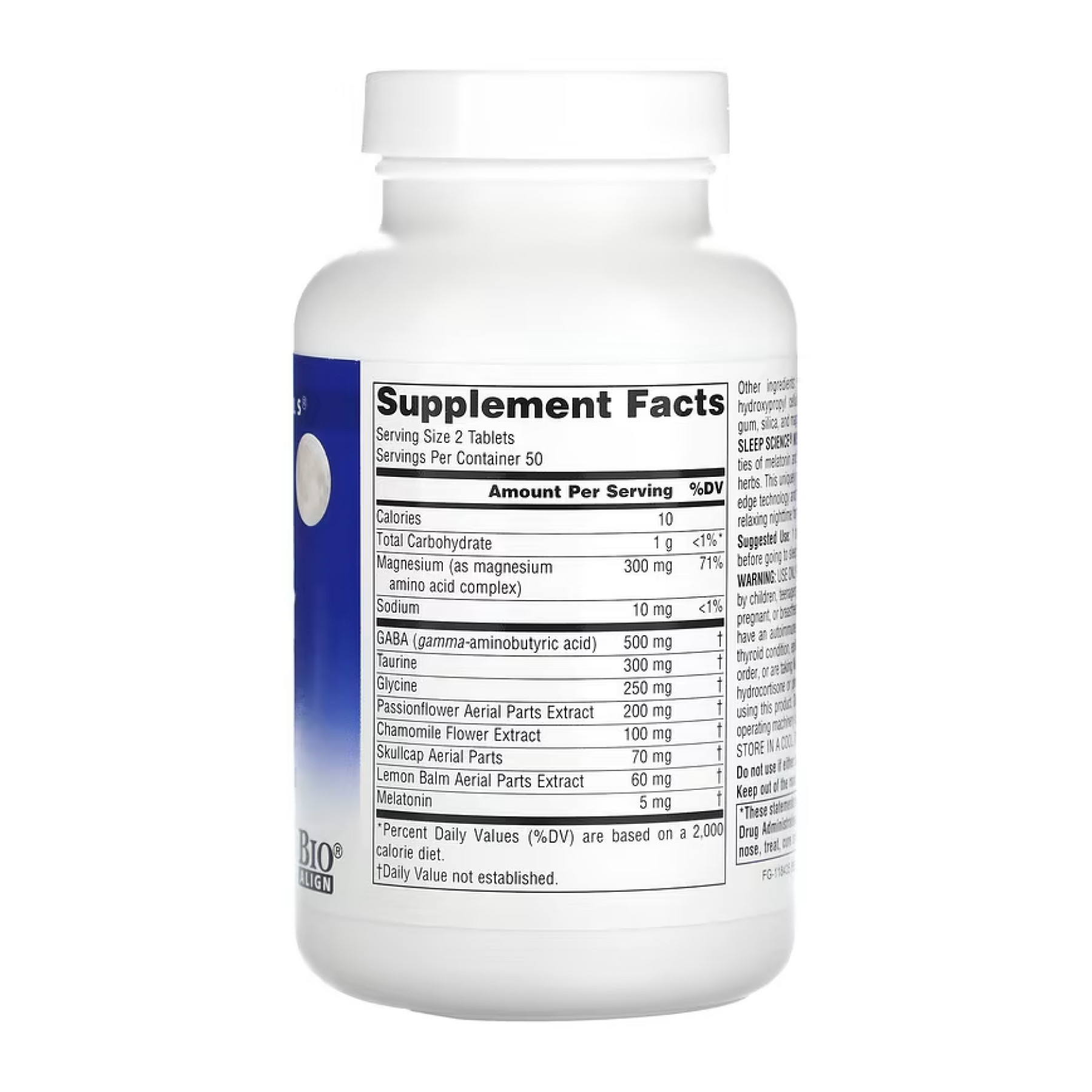 Таблетки Source Naturals Sleep Science® NightRest™ with Melatonin - 100 tabs 2023-10-4610