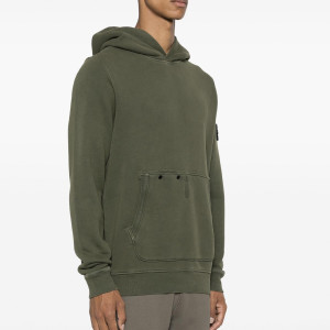 Худі Stone Island Compass Patch Hoodie GREEN 811561041-V0159