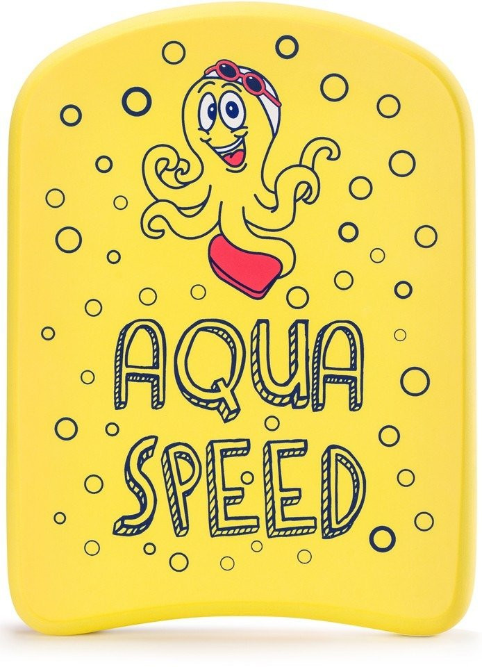 Дошка для плавання Aqua Speed KIDDIE Kickboard Octopus 6897 жовтий Діт 31x23x2,4cм DT-186-octopus, Ц DT-186-OCTOPUS