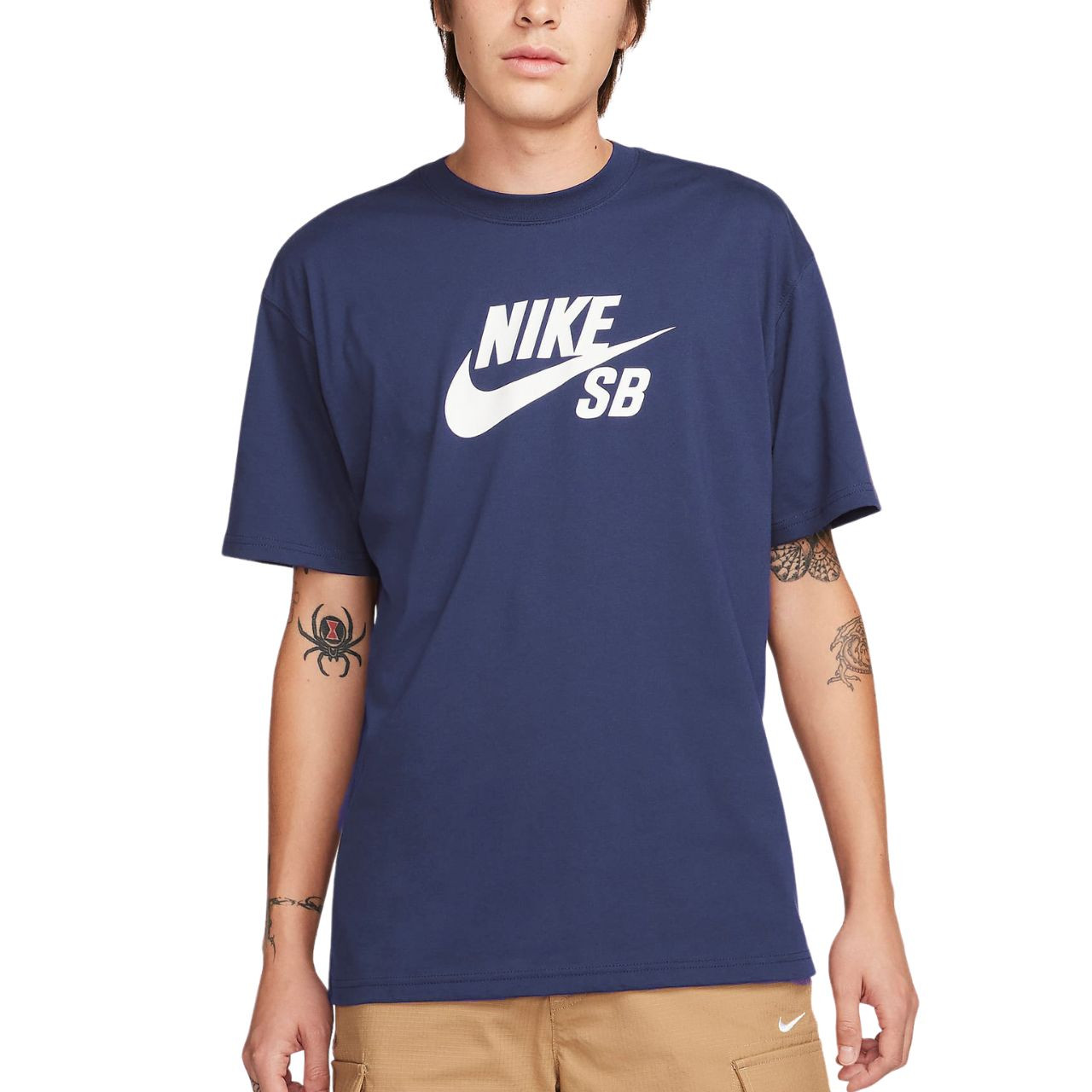 Футболка Nike Sb Logo Skate T-Shirt White CV7539-411