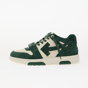 Кросівки Off-White Out Of Office Suede Jet Green Ecru OMIA189S25LEA0074A6F
