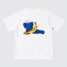 Футболка Uniqlo Kaws Warhol White Blue Kaws Banana (Uniqlo KAWS + Warhol UT Graphic T-Shirt Banana) 341-471321