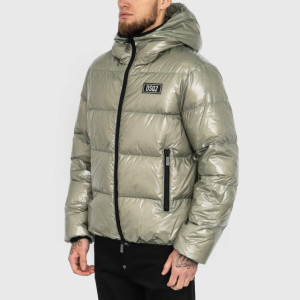 Куртка DSQUARED2 puffer bomber хакі S74AM1322 S54056 KHAKI