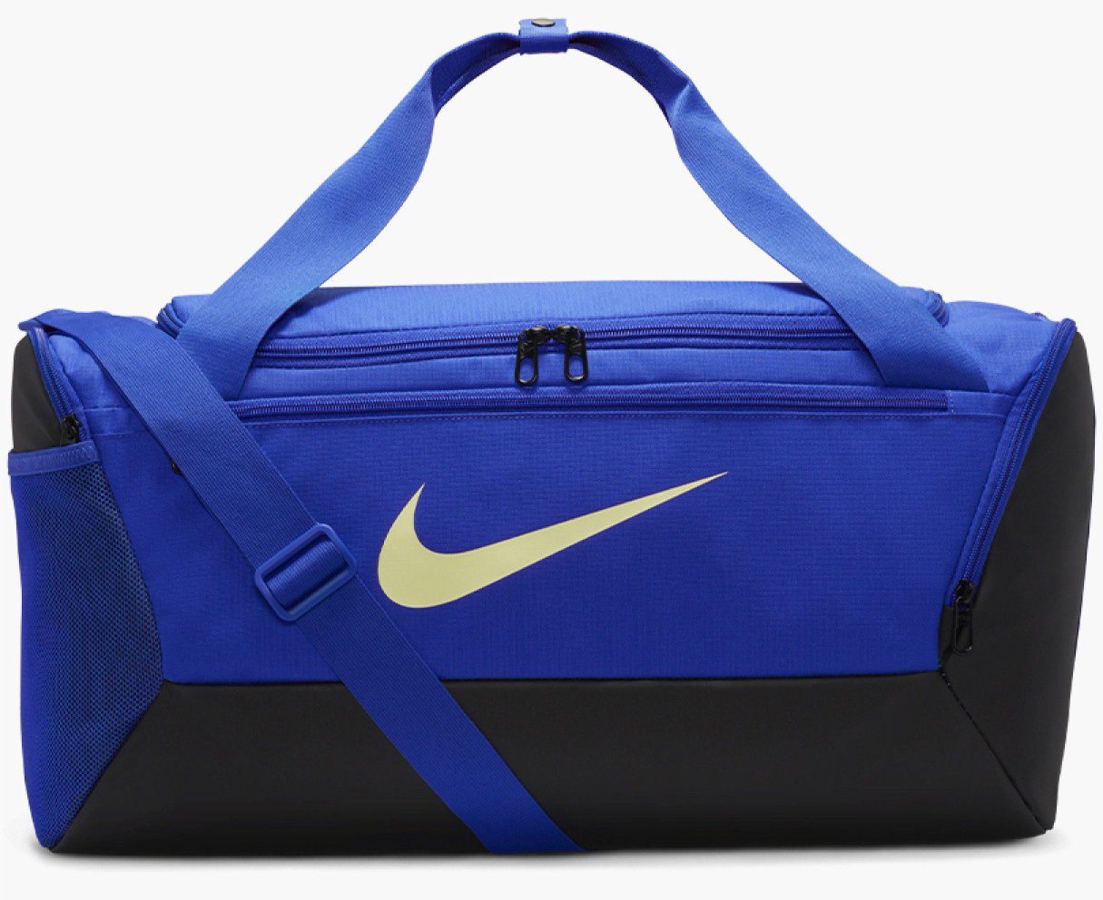 Сумка Nike NK BRSLA S DUFF 9.5 41L чорний, синій Уні 51x28х28 см DM3976-405