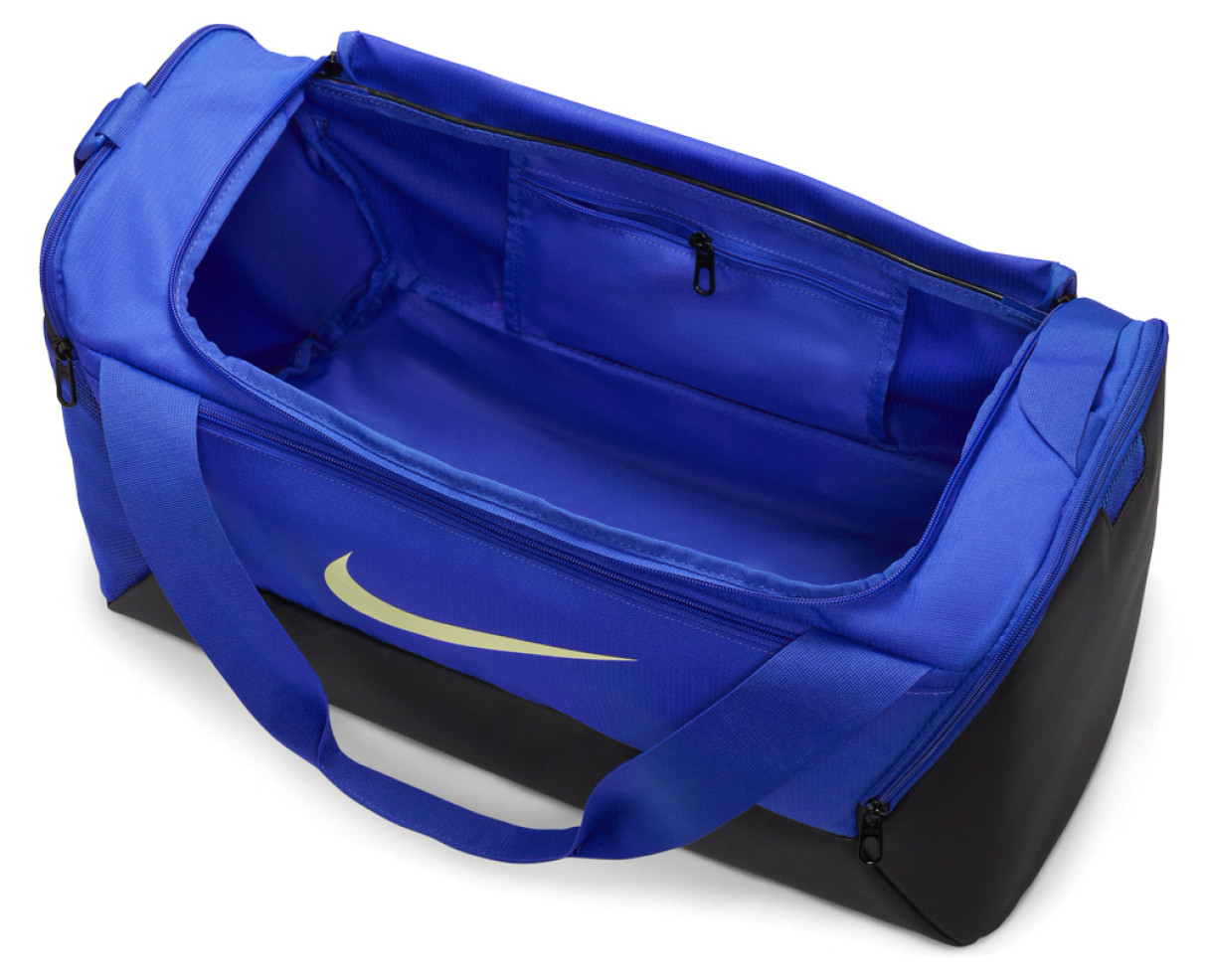 Сумка Nike NK BRSLA S DUFF 9.5 41L чорний, синій Уні 51x28х28 см DM3976-405