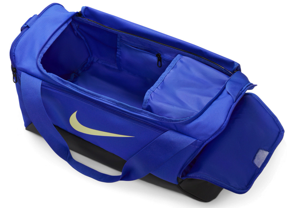 Сумка Nike NK BRSLA S DUFF 9.5 41L чорний, синій Уні 51x28х28 см DM3976-405