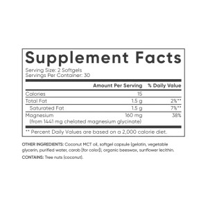 Софт гелеві капсули Sport Research Magnesium Glycinate 160mg - 60 softgels 2023-10-4403