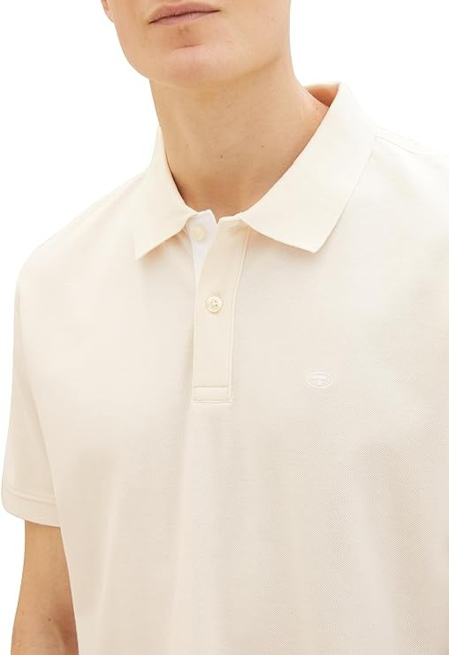 Поло Basic Polo Shirt 1031006-35767 Tom Tailor L Бежевий 1031006-35767