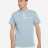 Поло structured polo with pocket 1030388XX1026298 Tom Tailor M Блакитний 1030388XX1026298