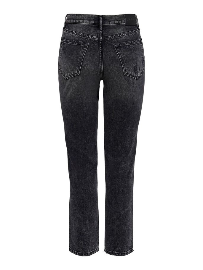 Джинси ONLFINE LIFE HI RISE STRA ANK DNM 15235848-Black ONLY 25/32 Чорний 15235848-Black