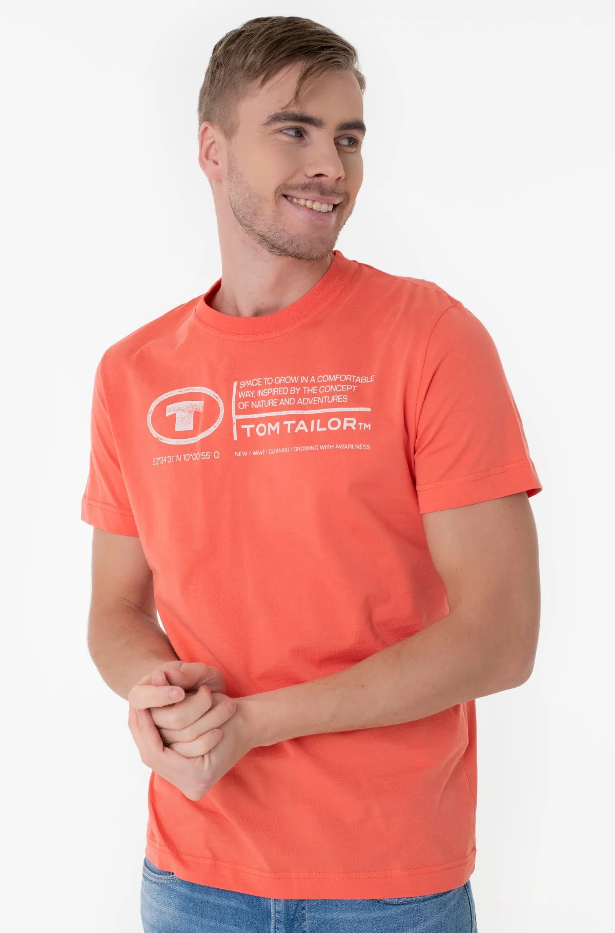 Футболка 1035611-31045 Tom Tailor L Червоний 1035611-31045