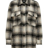 Куртка ONLALLISON CHECK SHACKET OTW NOOS 15210562-Pumice Stone-Checks: BLACK ONLY L Бежевий 15210562-PUMICE STONE-CHE