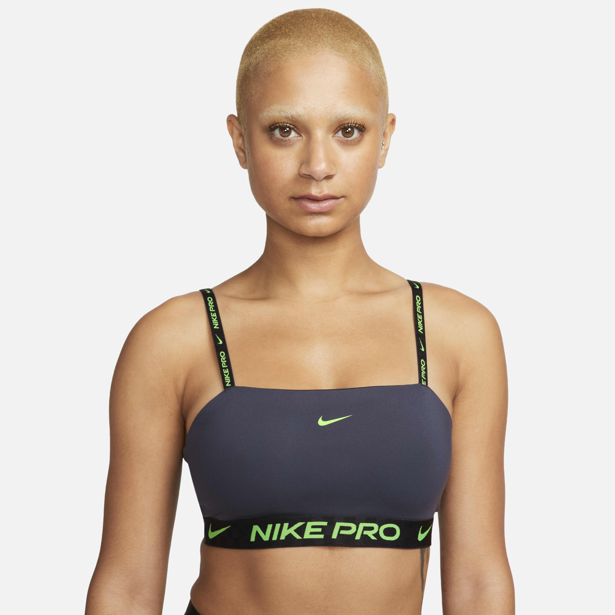 Топ жіночий Nike Pro Dri-Fit Grey DX0655-015