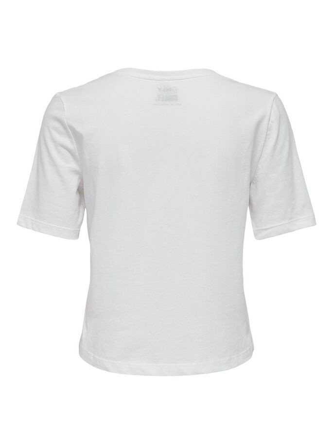 Футболка ONLSMILEY LIFE S/S TOP BO 15232818 Bright White GOOD ONLY L Білий 15232818BrightWhiteGOOD
