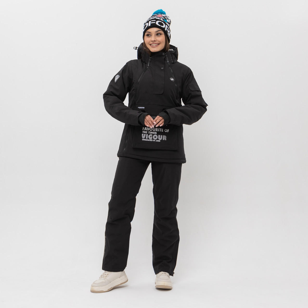 Костюм лижний 18828 чорний Aolugang 18828 ЧОРНИЙ