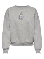 Худі ONLDISNEY LIFE L/S BAMBI BOX SWT 15250089-Light Grey Melange-Print:THUMPER ONLY S Сірий 15250089-Light Grey Melan