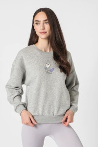 Худі ONLDISNEY LIFE L/S BAMBI BOX SWT 15250089-Light Grey Melange-Print:THUMPER ONLY S Сірий 15250089-LIGHT GREY MELAN