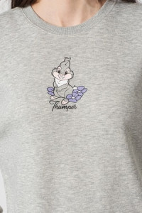Худі ONLDISNEY LIFE L/S BAMBI BOX SWT 15250089-Light Grey Melange-Print:THUMPER ONLY S Сірий 15250089-LIGHT GREY MELAN
