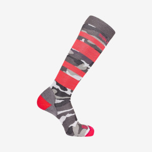 Шкарпетки S QST BLANK DX+SX Mid Grey C17804 SALOMON XL Червоний C17804