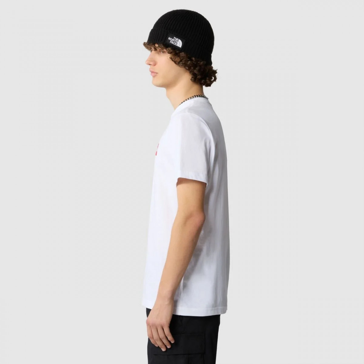 Футболка M S/S NEVER STOP EXPLORING 0A87NSFN41 THE NORTH FACE L Білий 0A87NSFN41