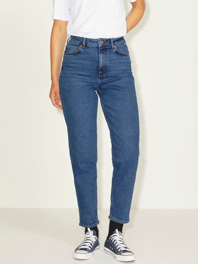 Джинси JXLISBON MOM HW CC4002 NOOS 12203867-Medium Blue Denim JJXX 25/32 Синій 12203867-Medium Blue Deni
