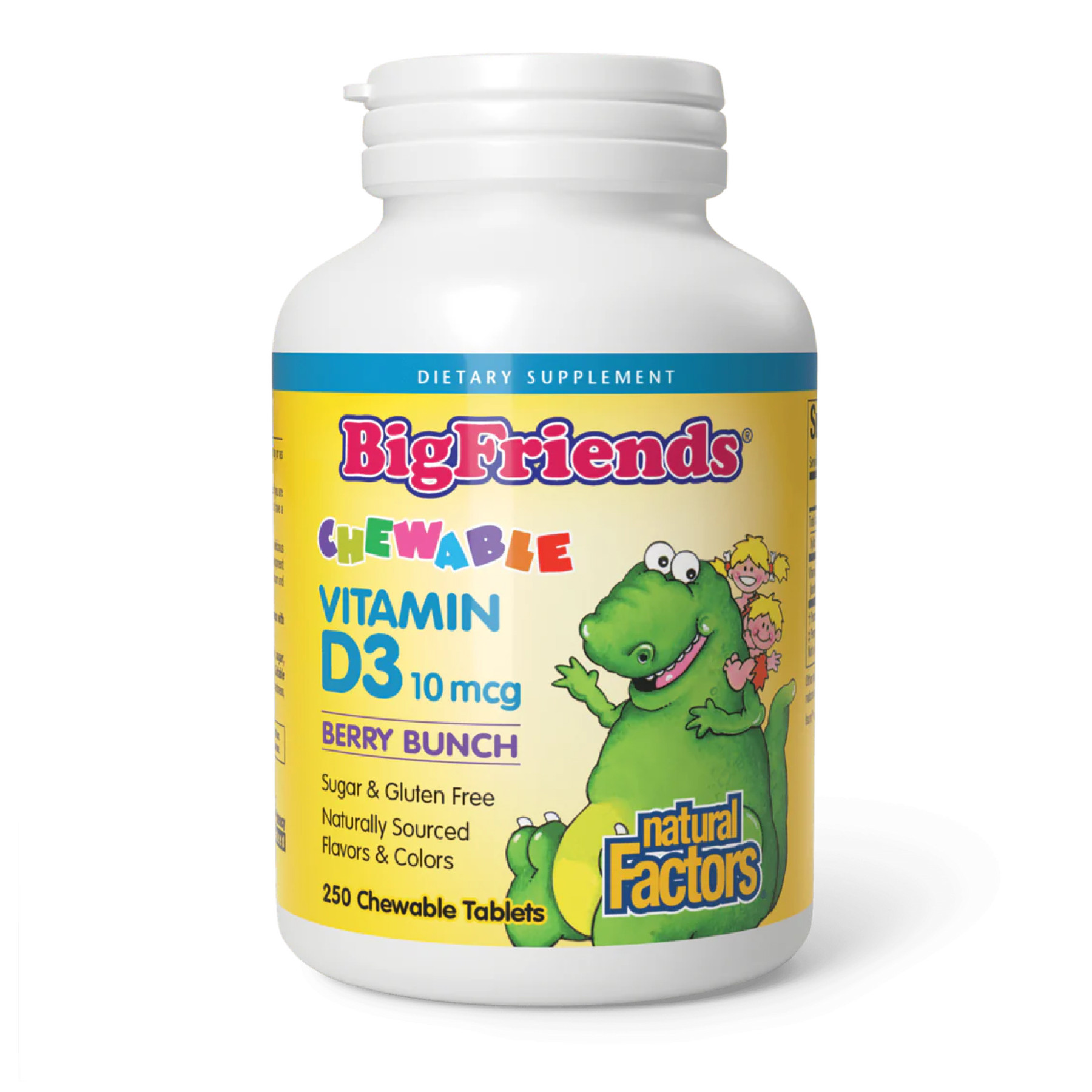 Таблетки Natural Factors Vitamin D3 10 mcg (400 IU) - 250 tabs Berry Bunch 2023-10-3816
