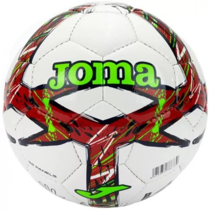 М'яч футбольний Joma DALI III білий, червоний, салатовий Уні 4 401412.206.4