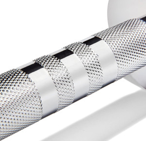 Гантелі регульована Adidas Adjustable Chrome Dumbbell сріблястий Уні 1-5 кг ADWT-11400