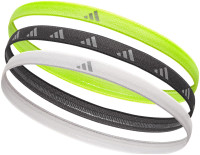 Пов'язка на голову Adidas Hairbands 3pk білий, чорний, зелений Уні One Size ADAC-16197