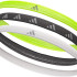 Пов'язка на голову Adidas Hairbands 3pk білий, чорний, зелений Уні One Size ADAC-16197