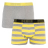Труси-боксери Puma YD BOLD STRIPE BOXER 2P сірий, жовтий Чол L 501001001-020