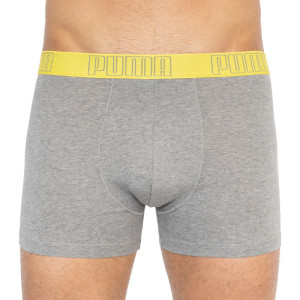 Труси-боксери Puma YD BOLD STRIPE BOXER 2P сірий, жовтий Чол L 501001001-020