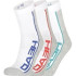 Шкарпетки Head PERFORMANCE SHORT CREW 3P UNISEX білий, сірий, мультиколор Уні 35-38 791010001-003