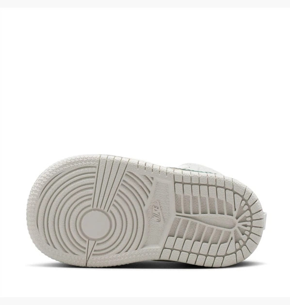 Кросівки дитячі Air Jordan 1 Mid Se White/Green FQ8086-103