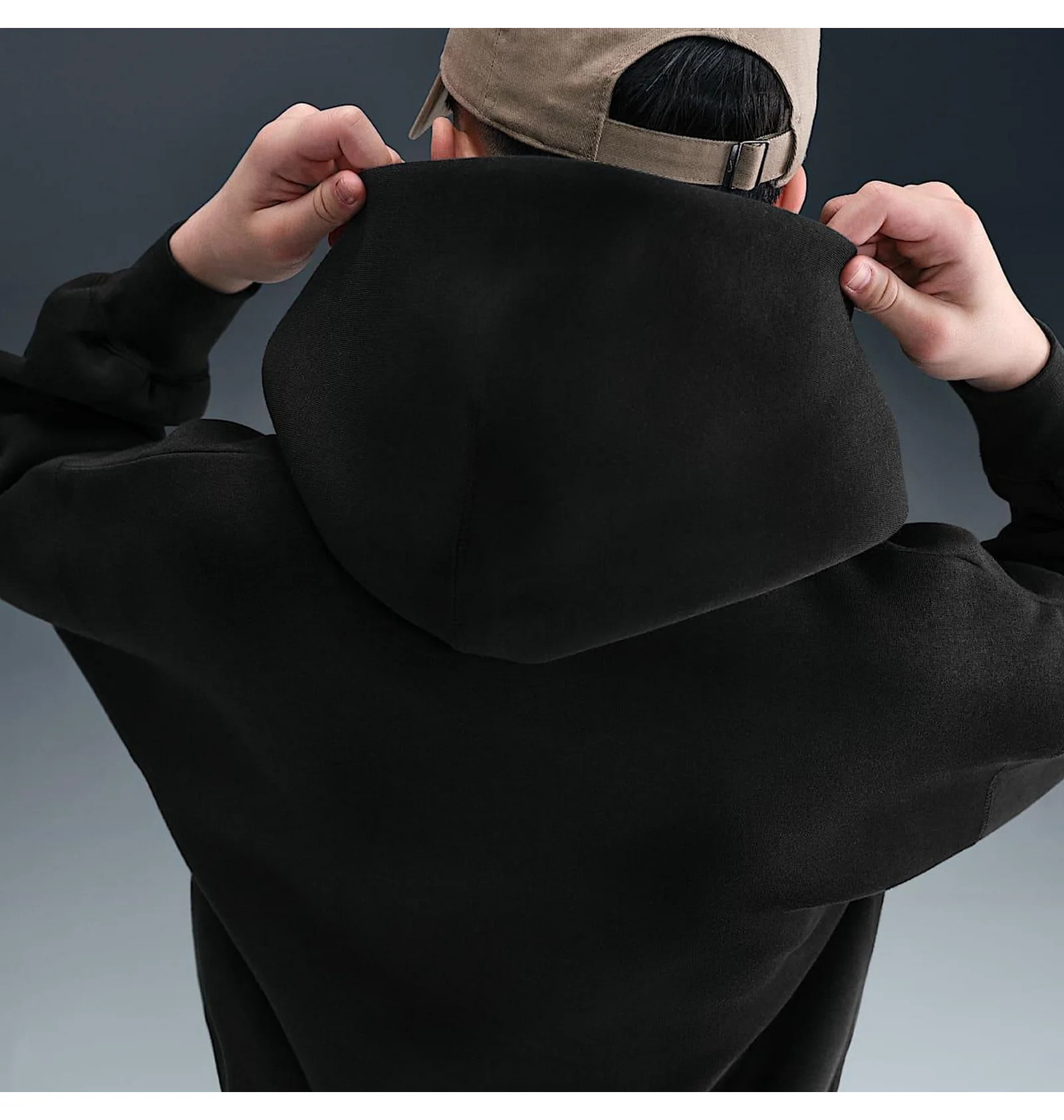 Куртка Nike B NSW TCH FLC OVRS PO HDY-PD HV1198-010