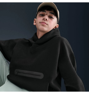 Куртка Nike B NSW TCH FLC OVRS PO HDY-PD HV1198-010